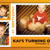 Custom Birthday Announcements and Invitation